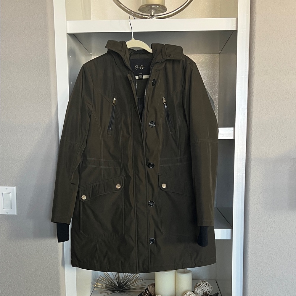 Jessica Simpson Dark Green Utility Jacket